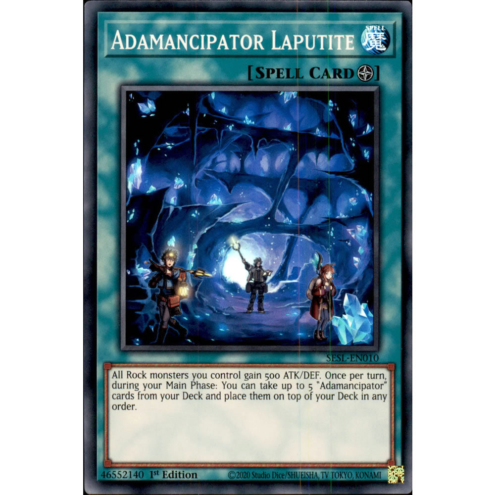 Adamancipator Laputite SESL-EN010 Yu-Gi-Oh! Card from the Secret Slayers Set
