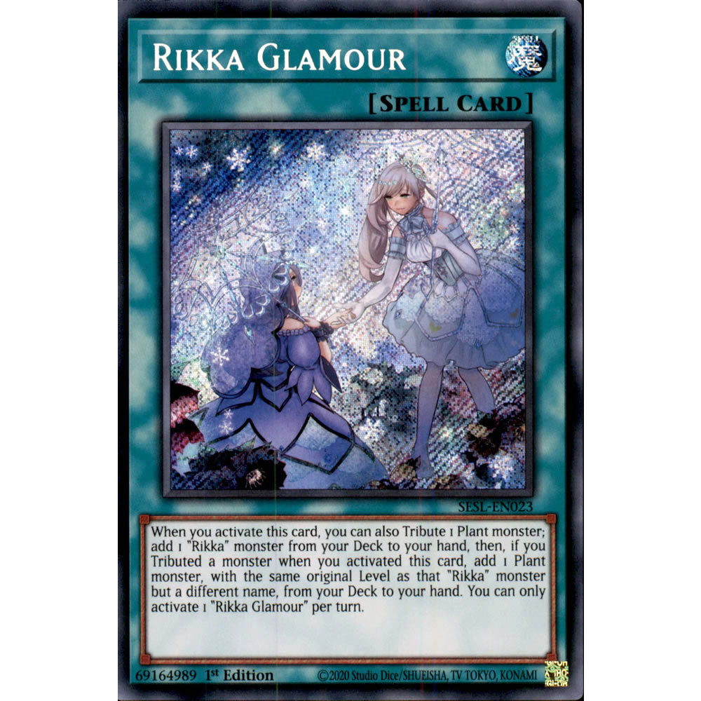Rikka Glamour SESL-EN023 Yu-Gi-Oh! Card from the Secret Slayers Set