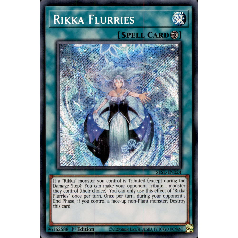 Rikka Flurries SESL-EN024 Yu-Gi-Oh! Card from the Secret Slayers Set