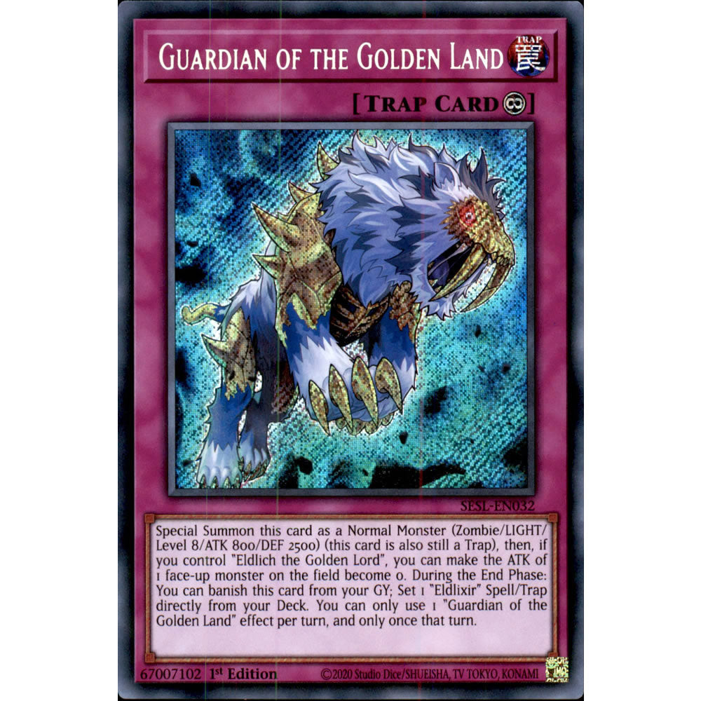 Guardian of the Golden Land SESL-EN032 Yu-Gi-Oh! Card from the Secret Slayers Set