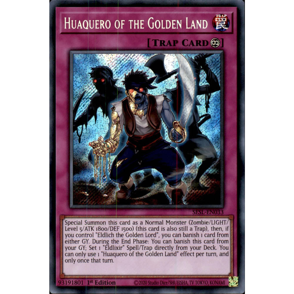 Huaquero of the Golden Land SESL-EN033 Yu-Gi-Oh! Card from the Secret Slayers Set