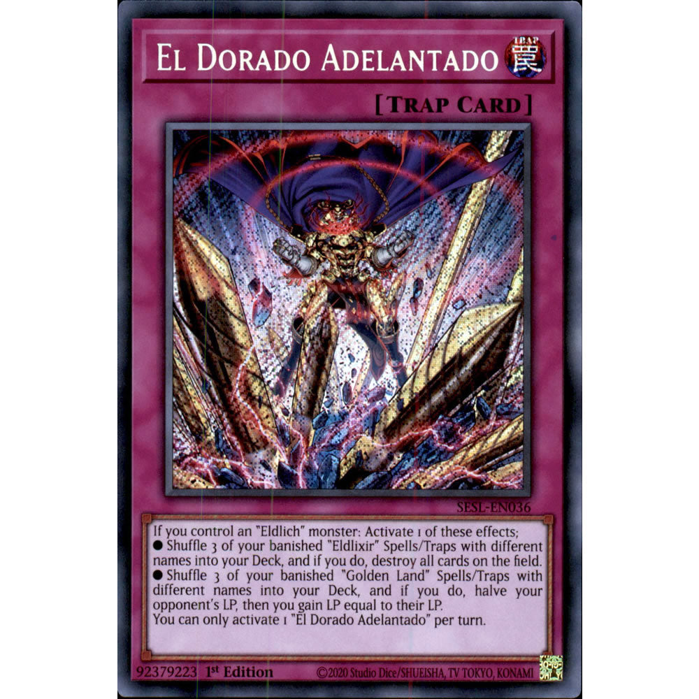 El Dorado Adelantado SESL-EN036 Yu-Gi-Oh! Card from the Secret Slayers Set