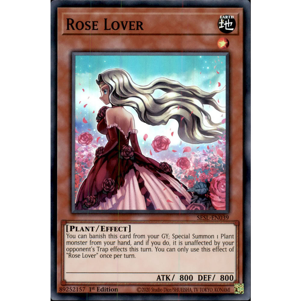 Rose Lover SESL-EN039 Yu-Gi-Oh! Card from the Secret Slayers Set