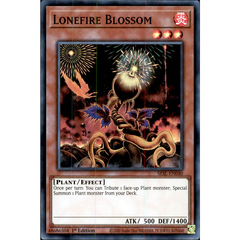 Lonefire Blossom SESL-EN040 Yu-Gi-Oh! Card from the Secret Slayers Set