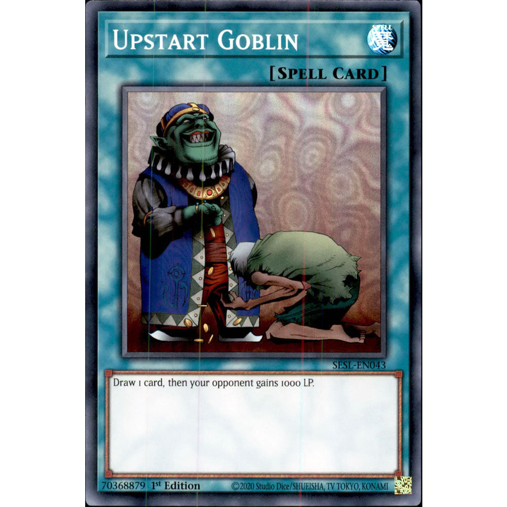 Upstart Goblin SESL-EN043 Yu-Gi-Oh! Card from the Secret Slayers Set