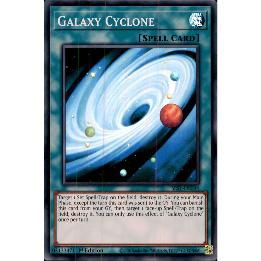 Galaxy Cyclone SESL-EN044 Yu-Gi-Oh! Card from the Secret Slayers Set
