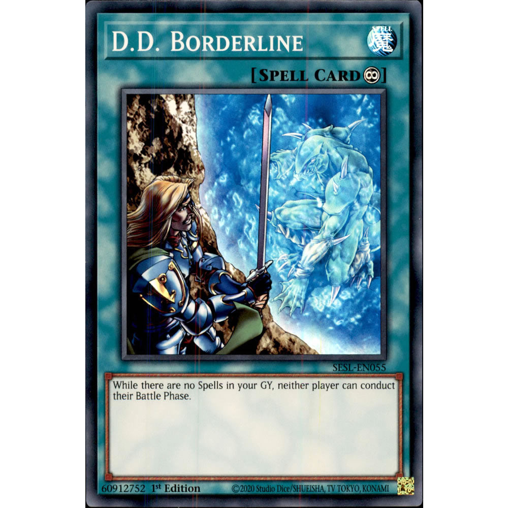 D.D. Borderline SESL-EN055 Yu-Gi-Oh! Card from the Secret Slayers Set