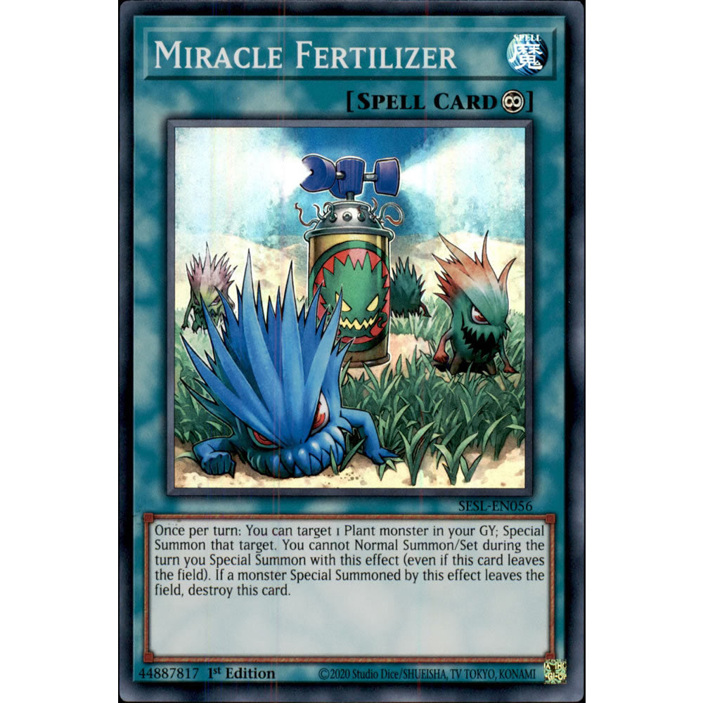 Miracle Fertilizer SESL-EN056 Yu-Gi-Oh! Card from the Secret Slayers Set