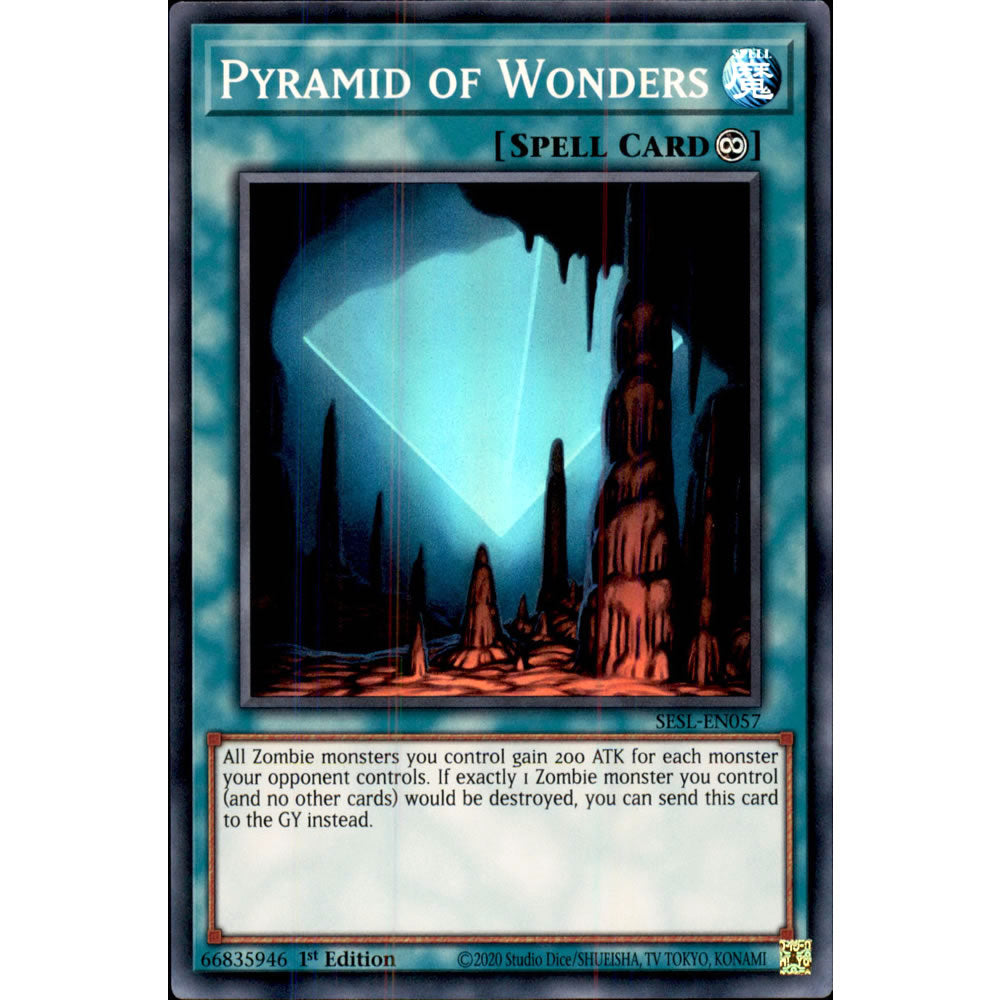 Pyramid of Wonders SESL-EN057 Yu-Gi-Oh! Card from the Secret Slayers Set
