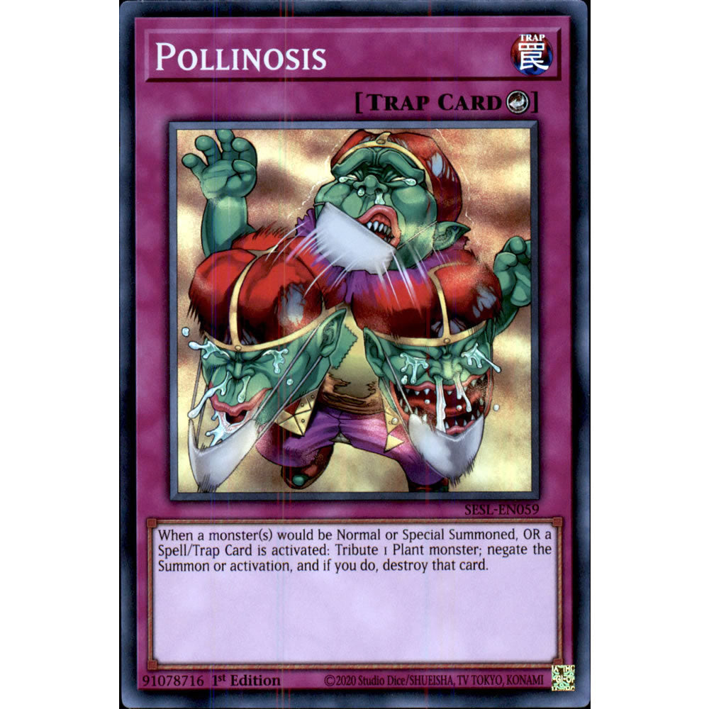 Pollinosis SESL-EN059 Yu-Gi-Oh! Card from the Secret Slayers Set