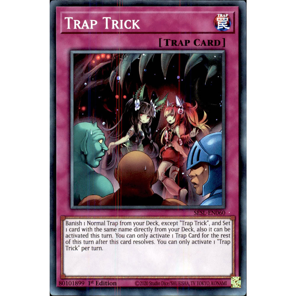 Trap Trick SESL-EN060 Yu-Gi-Oh! Card from the Secret Slayers Set