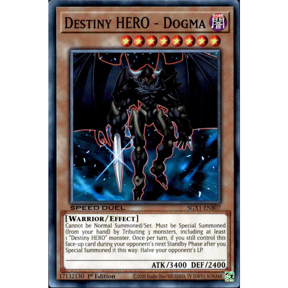Destiny HERO - Dogma SGX1-ENB07 Yu-Gi-Oh! Card from the Speed Duel GX: Duel Academy Box Set