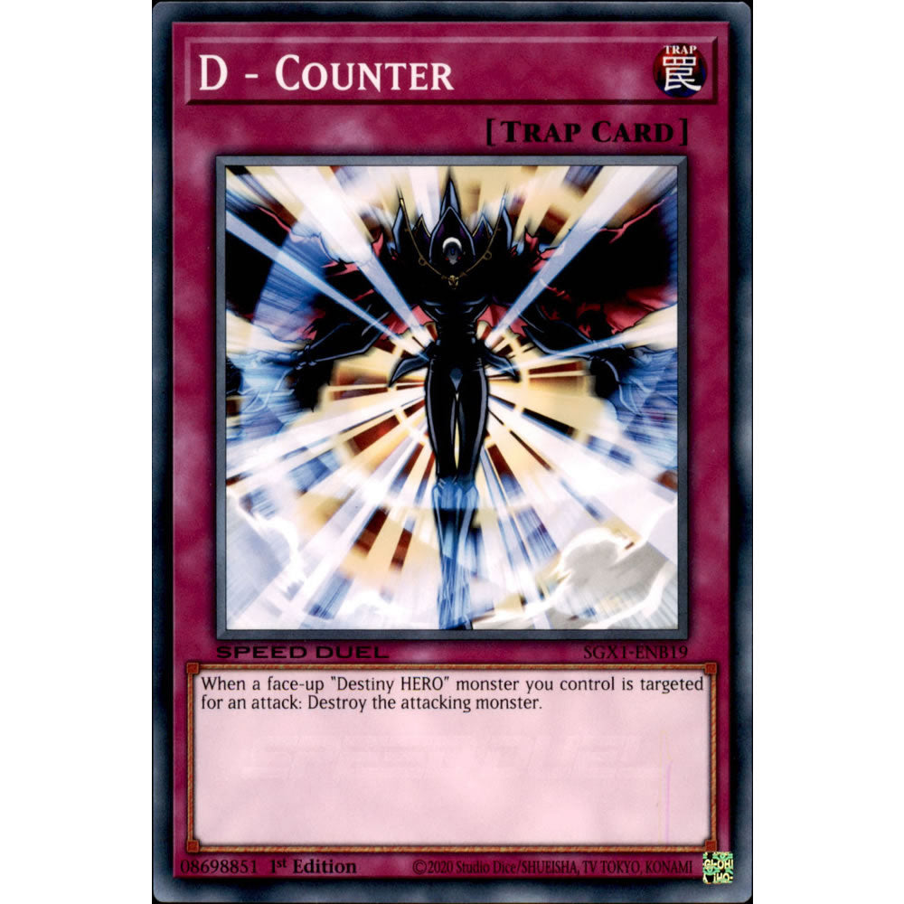 D - Counter SGX1-ENB19 Yu-Gi-Oh! Card from the Speed Duel GX: Duel Academy Box Set