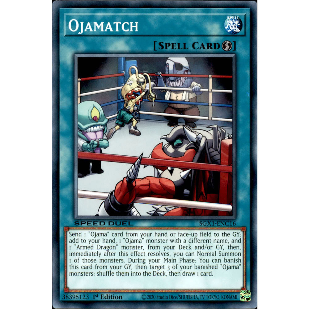 Ojamatch SGX1-ENC16 Yu-Gi-Oh! Card from the Speed Duel GX: Duel Academy Box Set