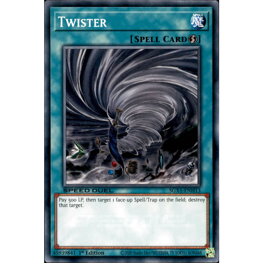 Twister SGX1-ENH13 Yu-Gi-Oh! Card from the Speed Duel GX: Duel Academy Box Set