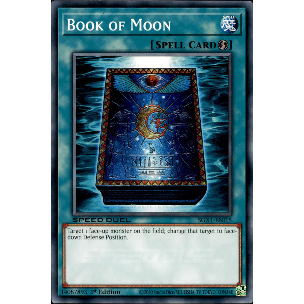 Book of Moon SGX1-ENI15 Yu-Gi-Oh! Card from the Speed Duel GX: Duel Academy Box Set