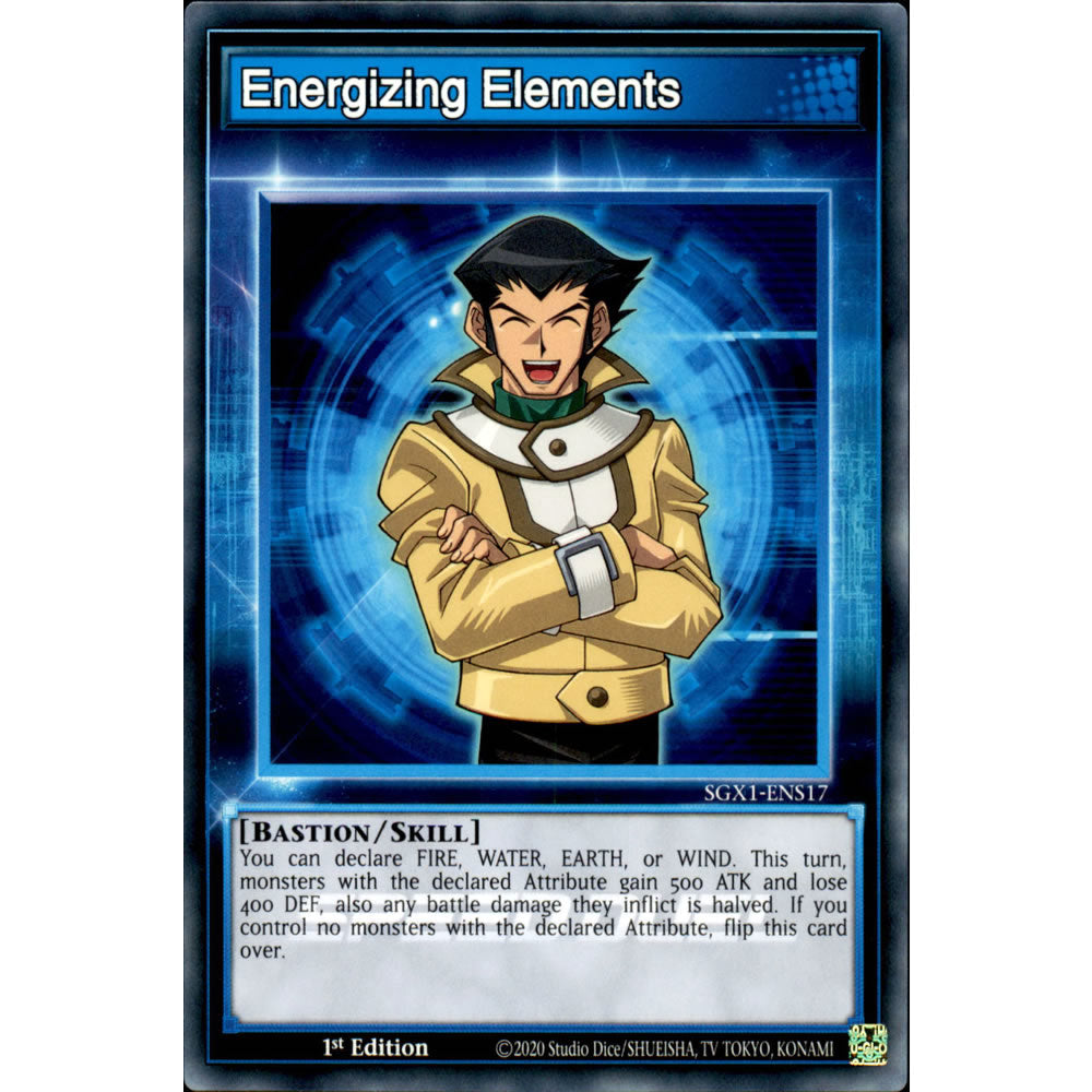 Energizing Elements SGX1-ENS17 Yu-Gi-Oh! Card from the Speed Duel GX: Duel Academy Box Set