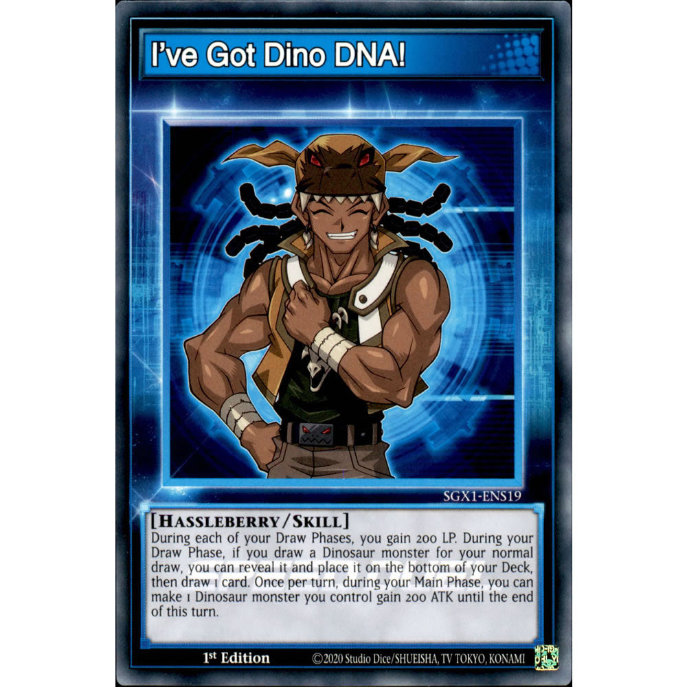 I've Got Dino DNA! SGX1-ENS19 Yu-Gi-Oh! Card from the Speed Duel GX: Duel Academy Box Set