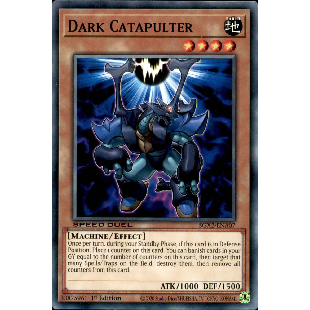 Dark Catapulter SGX2-ENA07 Yu-Gi-Oh! Card from the Speed Duel GX: Midterm Paradox Set