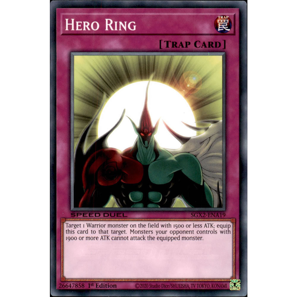Hero Ring SGX2-ENA19 Yu-Gi-Oh! Card from the Speed Duel GX: Midterm Paradox Set