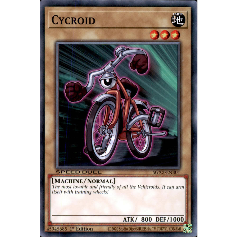 Cycroid SGX2-ENB01 Yu-Gi-Oh! Card from the Speed Duel GX: Midterm Paradox Set