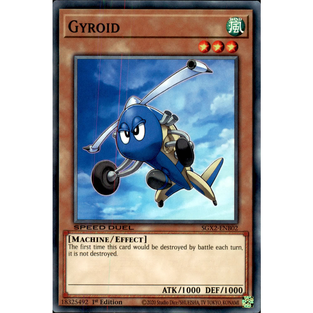 Gyroid SGX2-ENB02 Yu-Gi-Oh! Card from the Speed Duel GX: Midterm Paradox Set