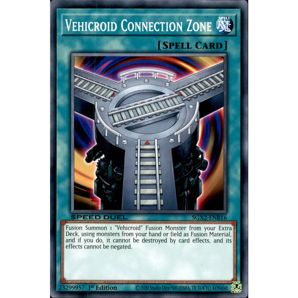 Vehicroid Connection Zone SGX2-ENB16 Yu-Gi-Oh! Card from the Speed Duel GX: Midterm Paradox Set