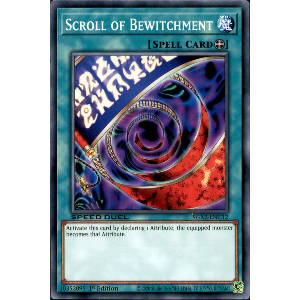 Scroll of Bewitchment SGX2-ENC12 Yu-Gi-Oh! Card from the Speed Duel GX: Midterm Paradox Set