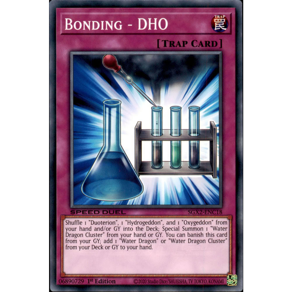 Bonding - DHO SGX2-ENC18 Yu-Gi-Oh! Card from the Speed Duel GX: Midterm Paradox Set