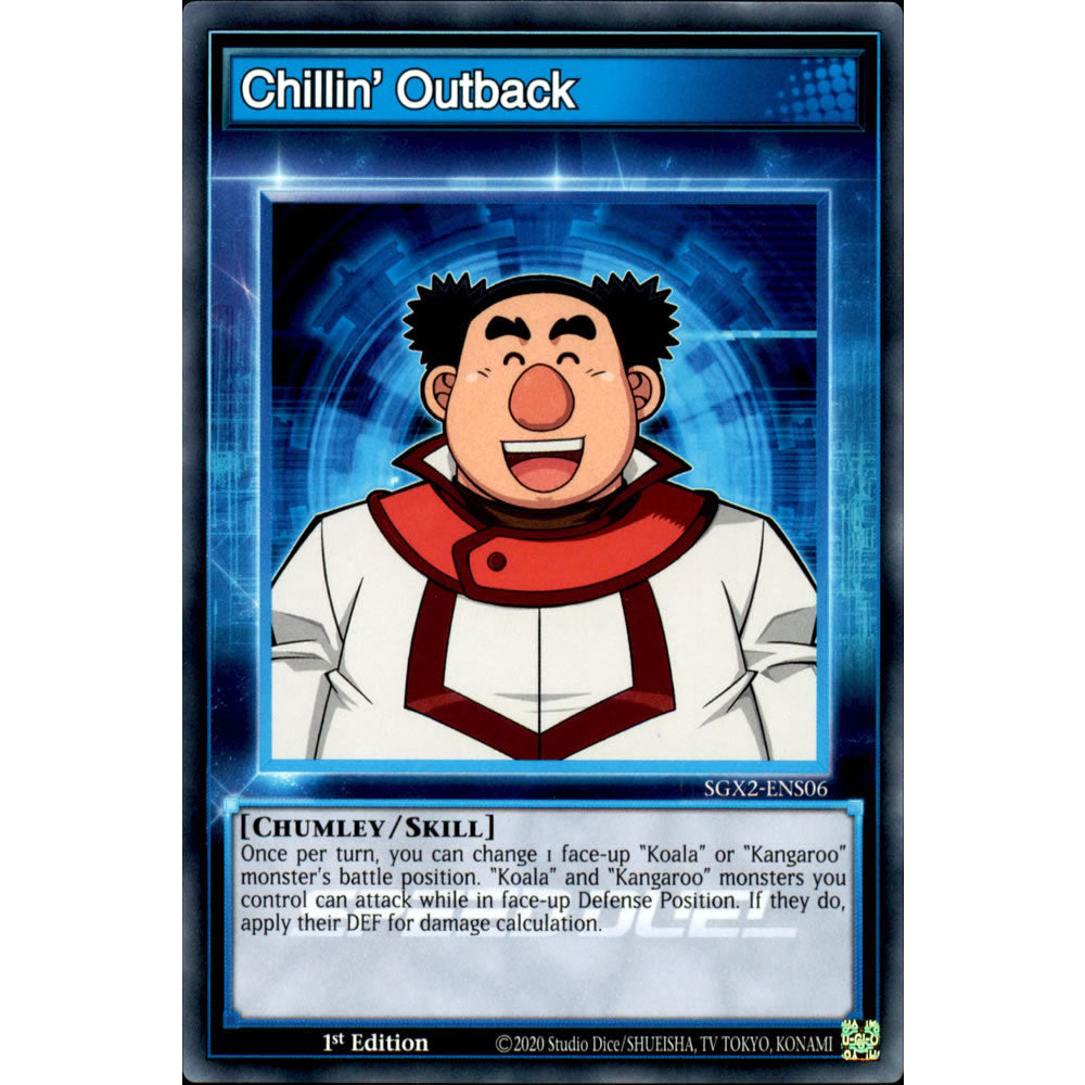 Chillin' Outback SGX2-ENS06 Yu-Gi-Oh! Card from the Speed Duel GX: Midterm Paradox Set