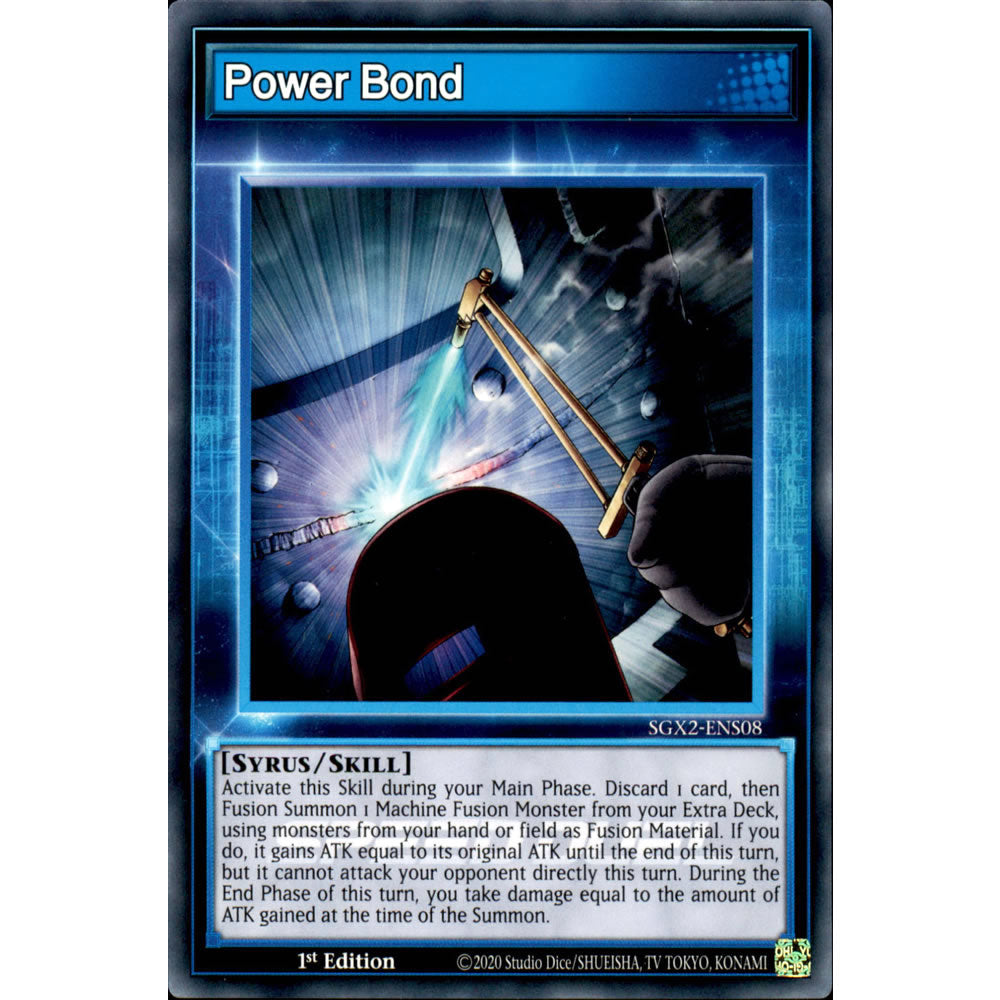 Power Bond SGX2-ENS08 Yu-Gi-Oh! Card from the Speed Duel GX: Midterm Paradox Set