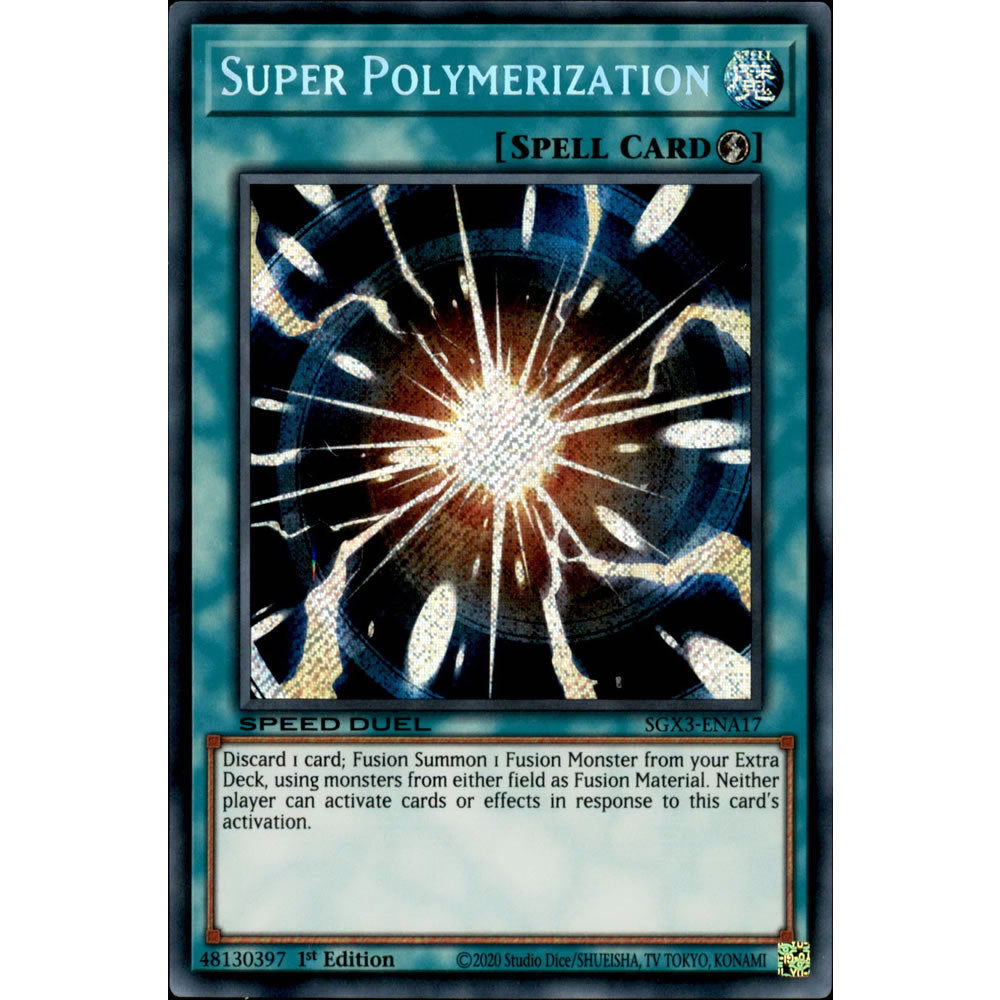 Yugioh Polymerization Monsters Polymerization Secret Rare (1st