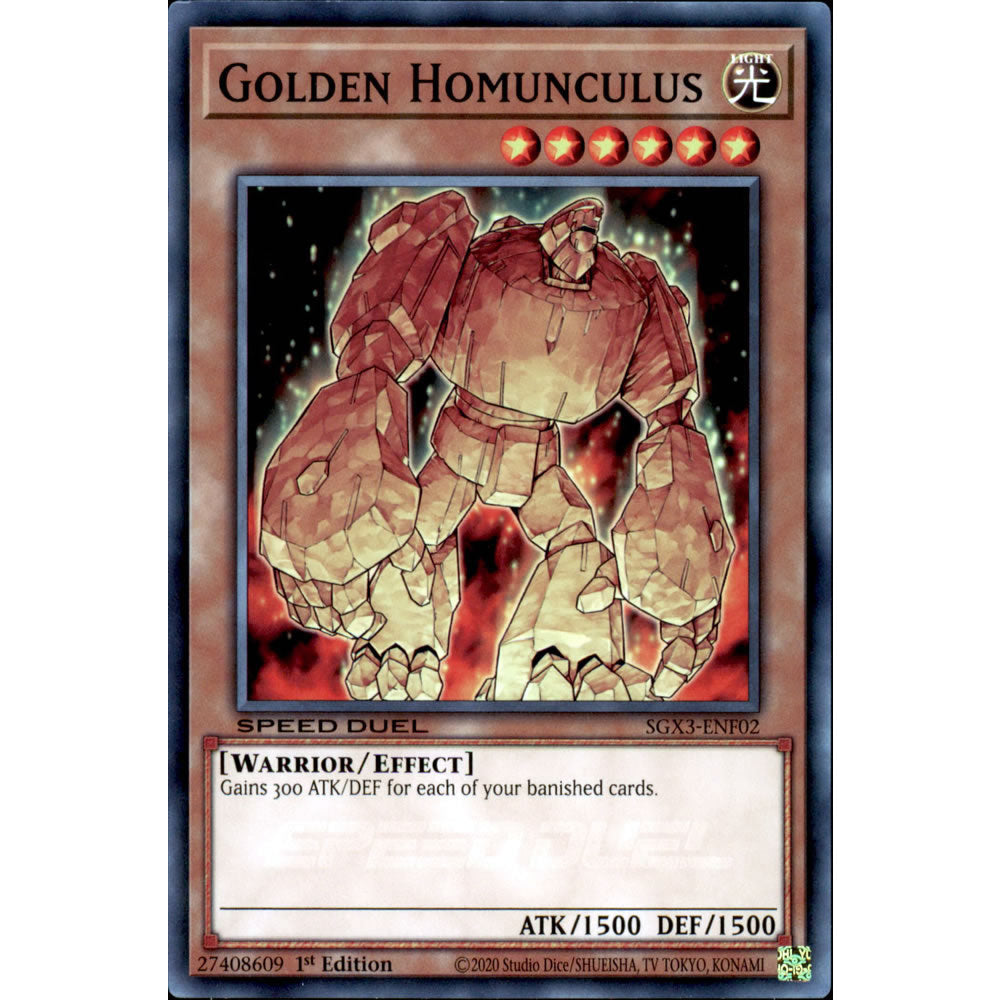Golden Homunculus SGX3-ENF02 Yu-Gi-Oh! Card - Deckboosters