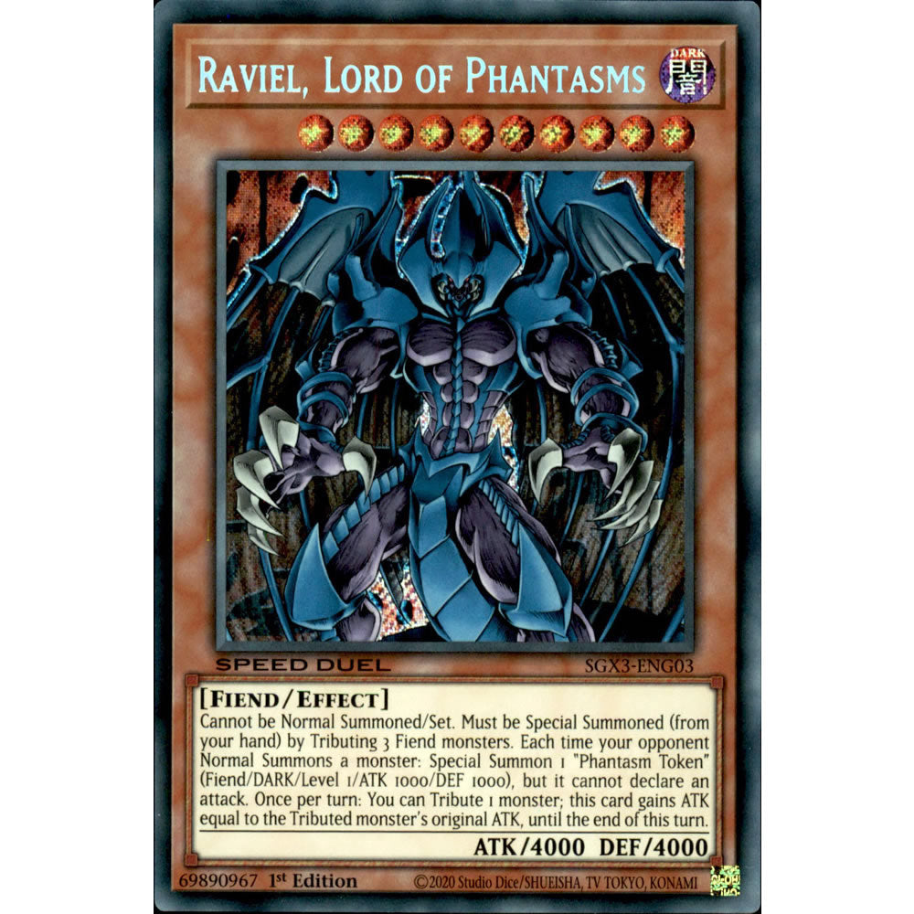 Uria, Lord of Searing Flames SGX3-ENG01 Yu-Gi-Oh! Card from the Speed Duel GX: Duelists of Shadows Set