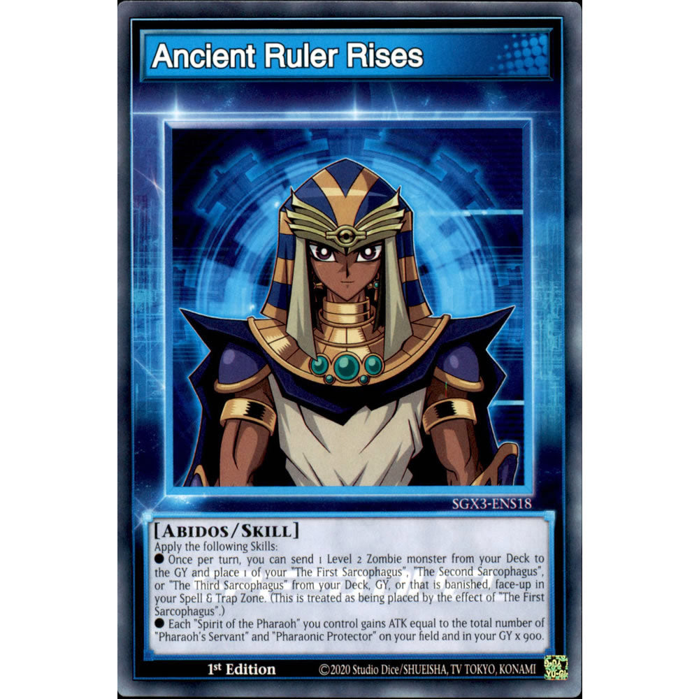Ancient Ruler Rises SGX3-ENS18 Yu-Gi-Oh! Card from the Speed Duel GX: Duelists of Shadows Set