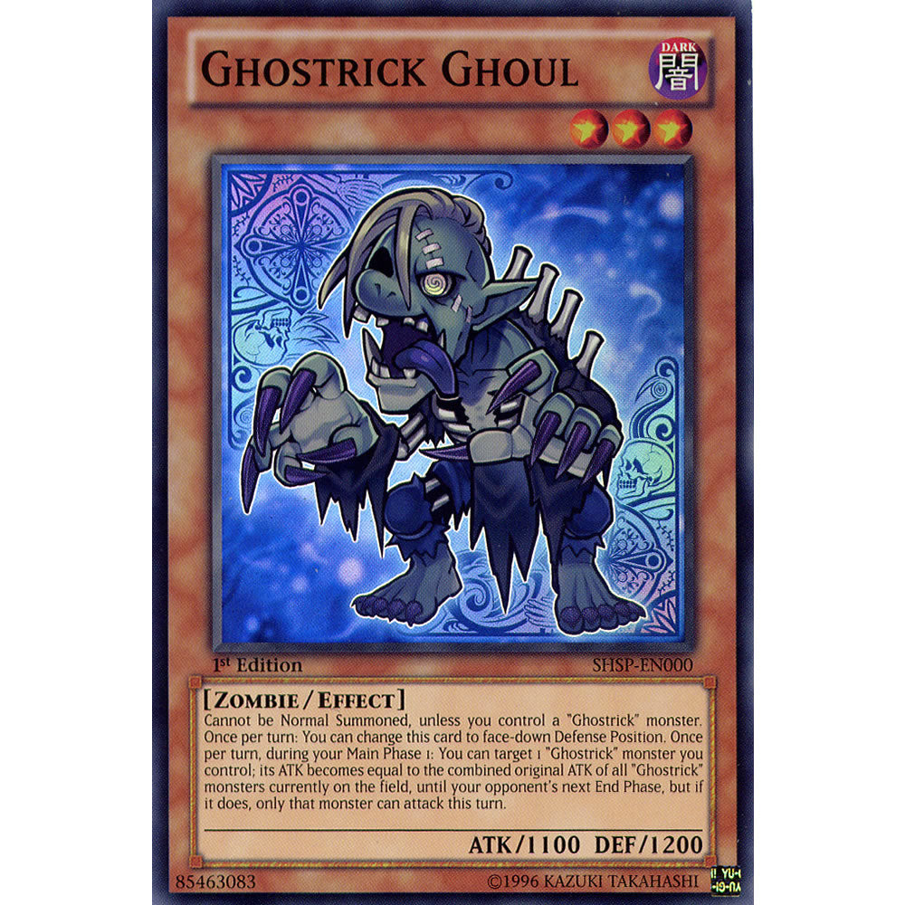 Ghostrick Ghoul SHSP-EN000 Yu-Gi-Oh! Card from the Shadow Specters Set