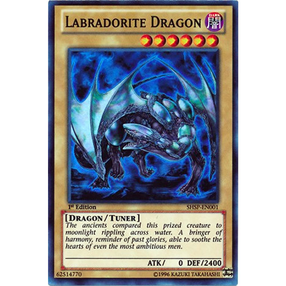 Labradorite Dragon SHSP-EN001 Yu-Gi-Oh! Card from the Shadow Specters Set