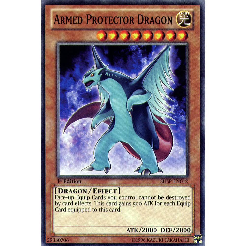 Armed Protector Dragon SHSP-EN012 Yu-Gi-Oh! Card from the Shadow Specters Set