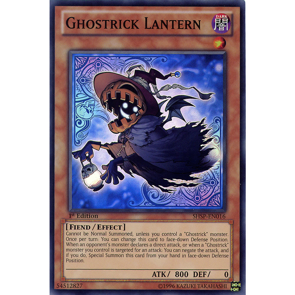 Ghostrick Lantern SHSP-EN016 Yu-Gi-Oh! Card from the Shadow Specters Set