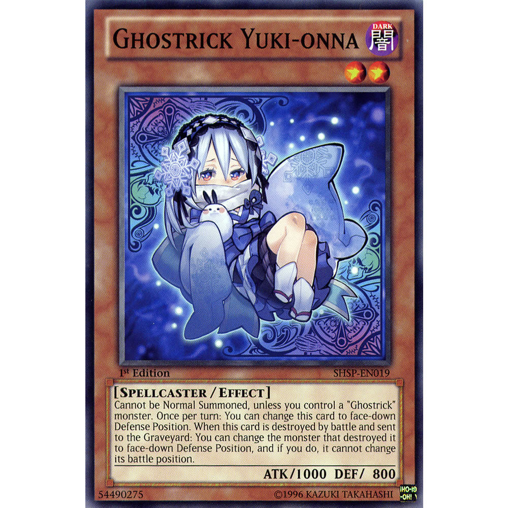 Ghostrick Yuki-onna SHSP-EN019 Yu-Gi-Oh! Card from the Shadow Specters Set