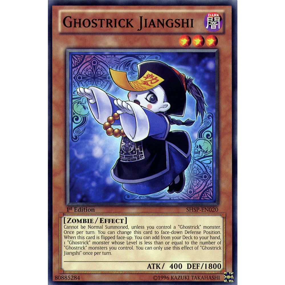 Ghostrick Jiangshi SHSP-EN020 Yu-Gi-Oh! Card from the Shadow Specters Set