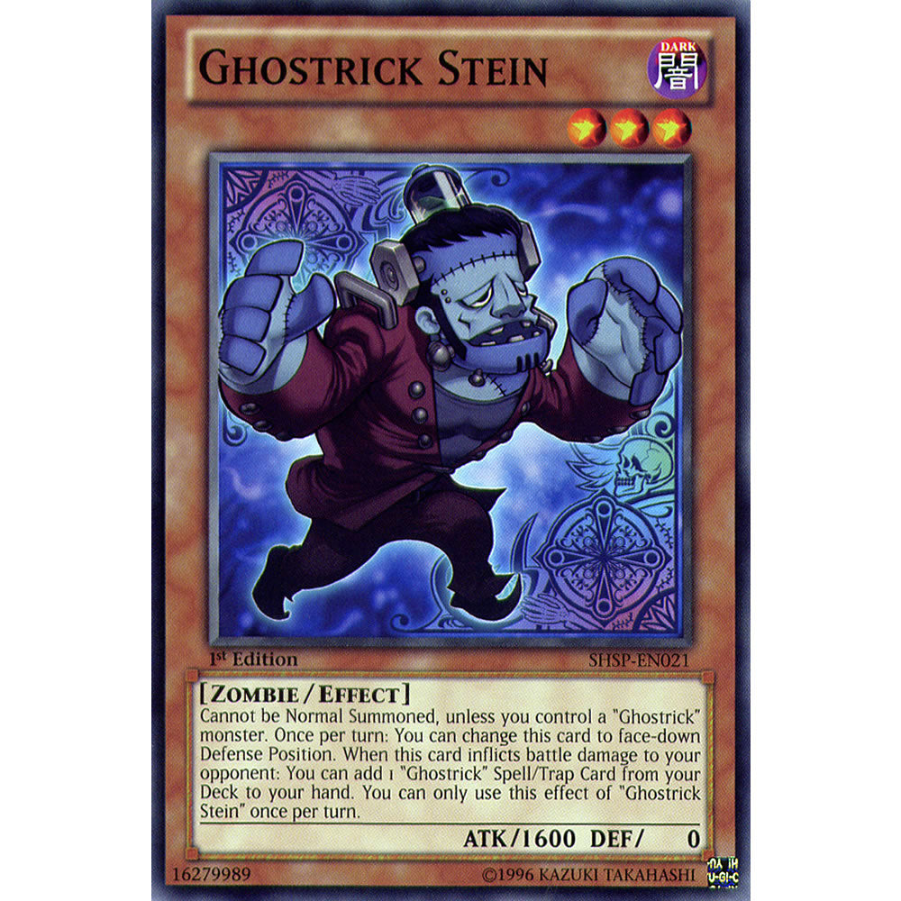 Ghostrick Stein SHSP-EN021 Yu-Gi-Oh! Card from the Shadow Specters Set