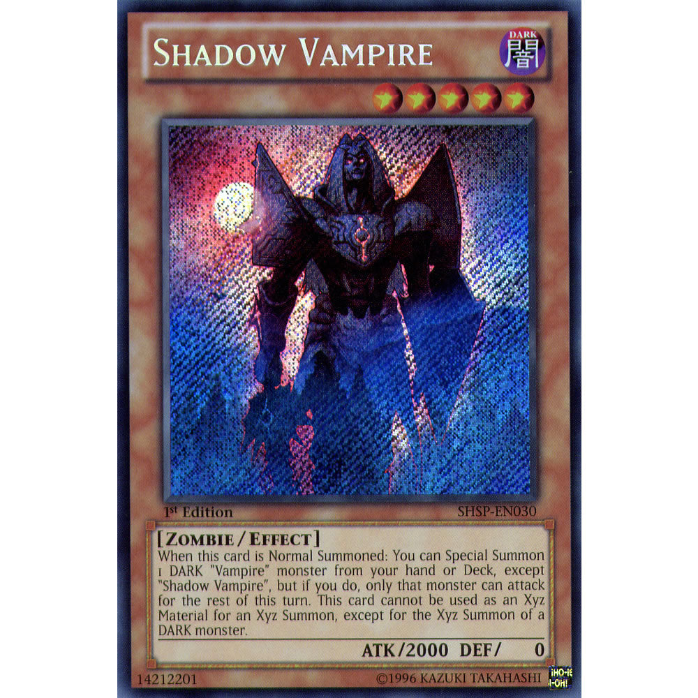 Shadow Vampire SHSP-EN030 Yu-Gi-Oh! Card from the Shadow Specters Set