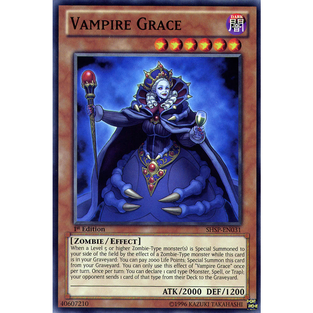 Vampire Grace SHSP-EN031 Yu-Gi-Oh! Card from the Shadow Specters Set