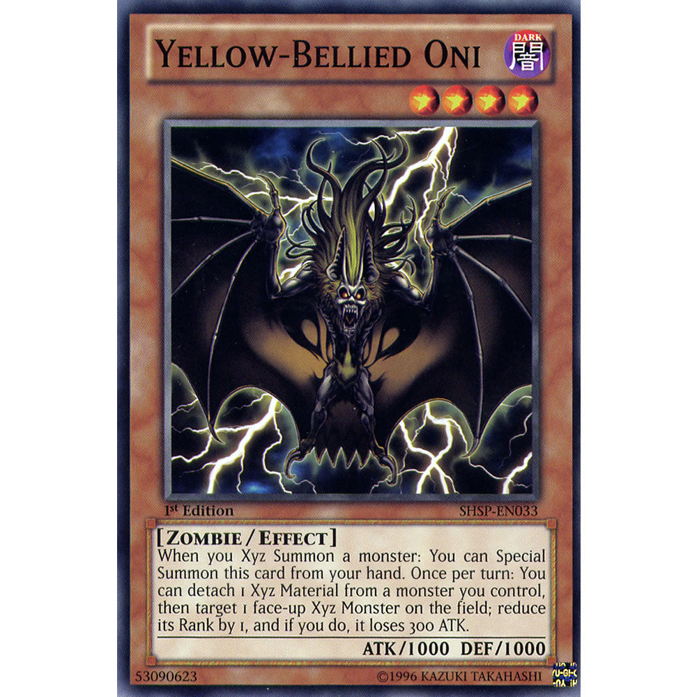 Yellow-Bellied Oni SHSP-EN033 Yu-Gi-Oh! Card from the Shadow Specters Set