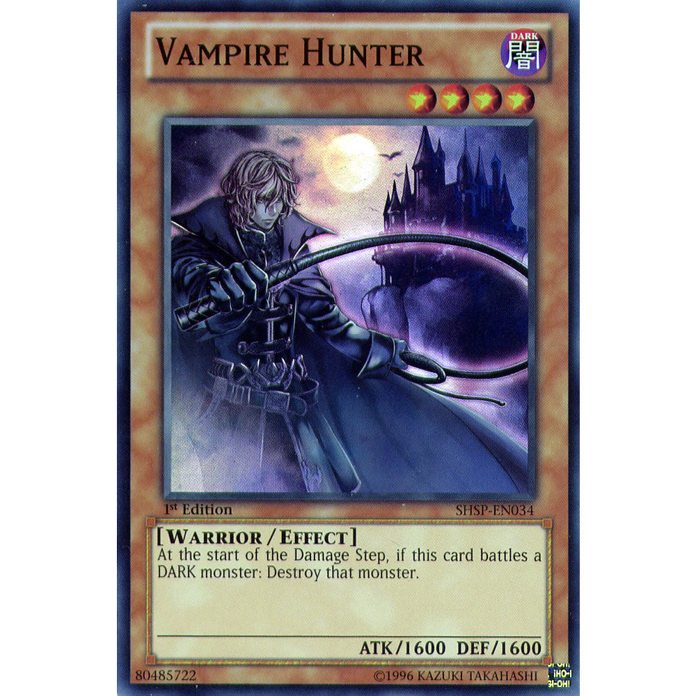 Vampire Hunter SHSP-EN034 Yu-Gi-Oh! Card from the Shadow Specters Set