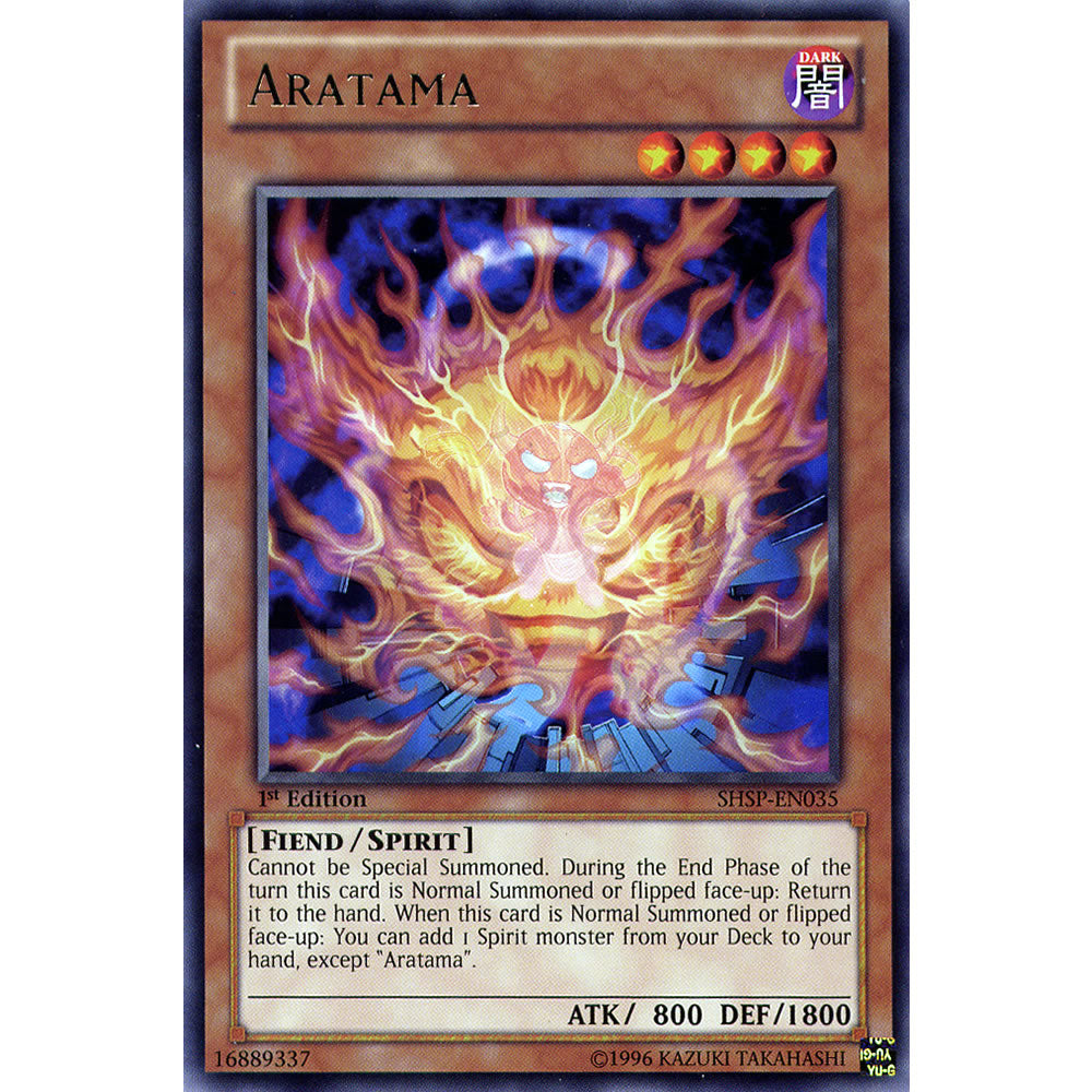 Aratama SHSP-EN035 Yu-Gi-Oh! Card from the Shadow Specters Set