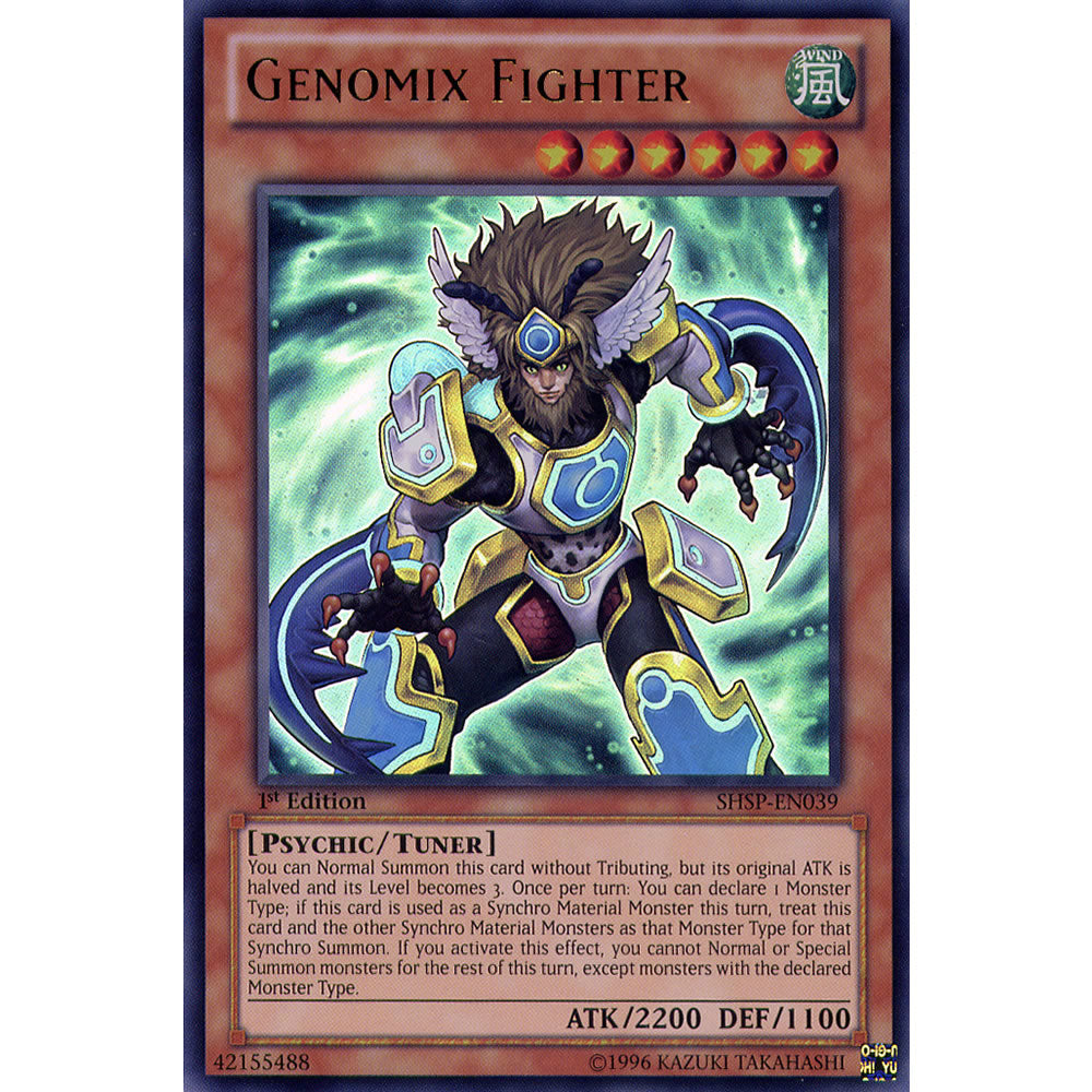 Genomix Fighter? SHSP-EN039 Yu-Gi-Oh! Card from the Shadow Specters Set