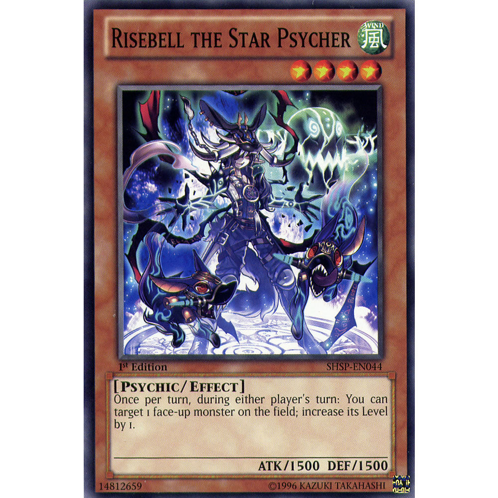 Risebell the Star Psycher SHSP-EN044 Yu-Gi-Oh! Card from the Shadow Specters Set
