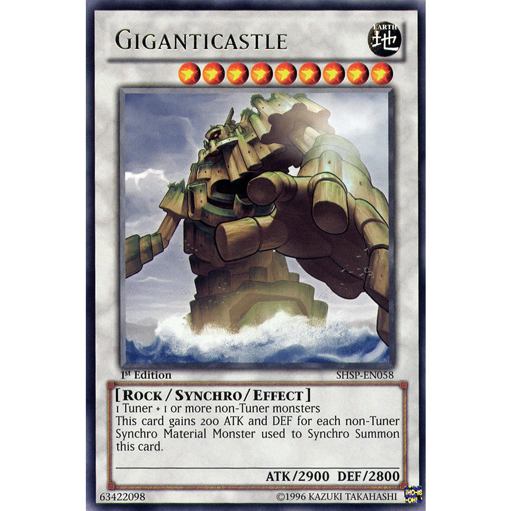 Giganticastle SHSP-EN058 Yu-Gi-Oh! Card from the Shadow Specters Set